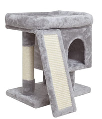 SYANDLVY top perch provides a soft, elevated resting spot for cozy cat naps.