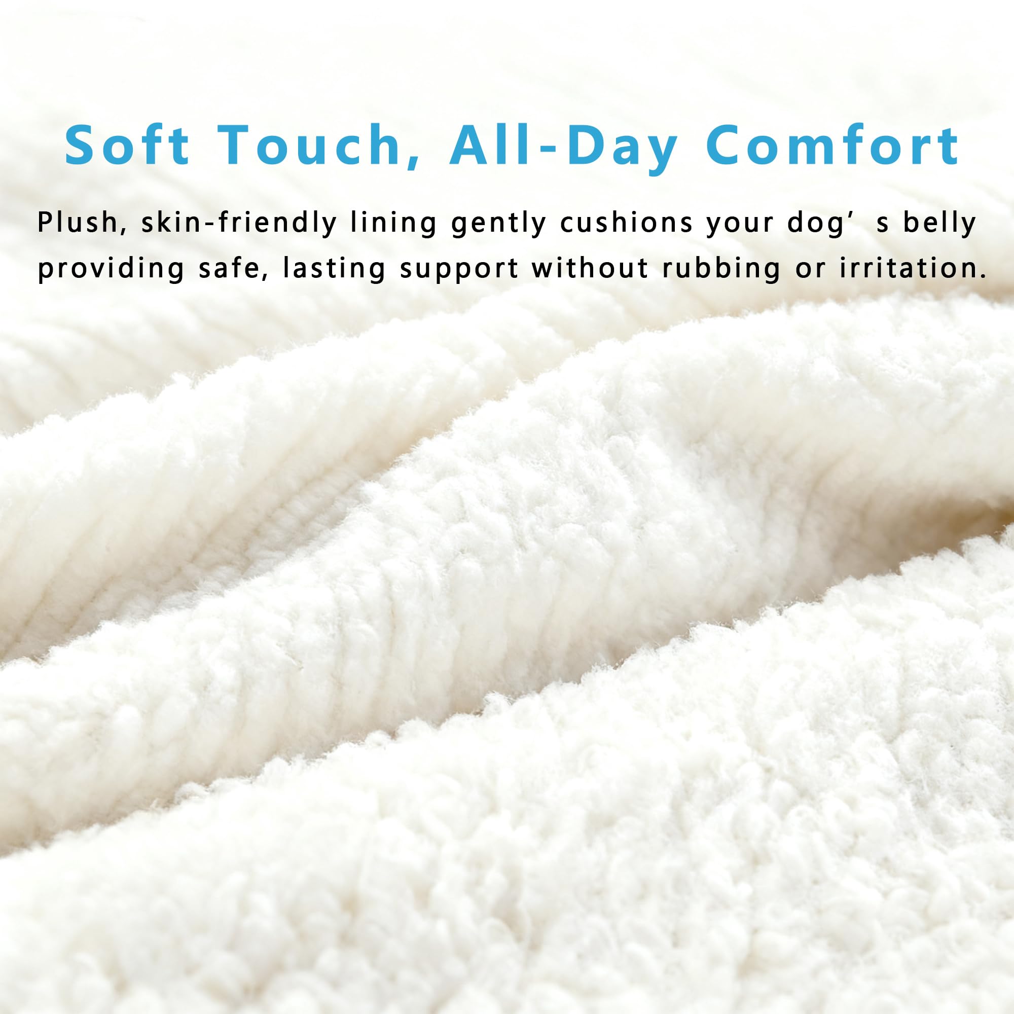 Soft fleece lining and breathable mesh prevent chafing during use