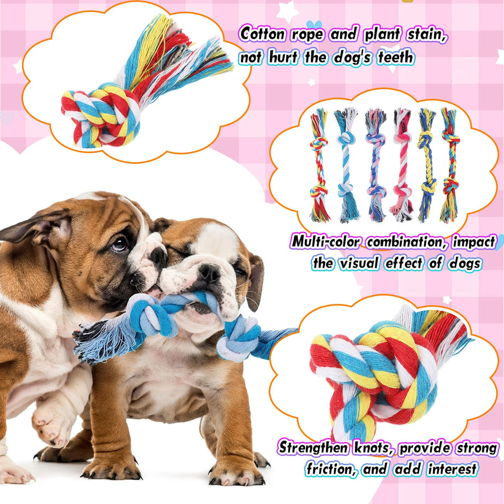 Syhood small-medium dog teething toy in cotton rope.