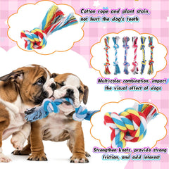 Syhood small-medium dog teething toy in cotton rope.