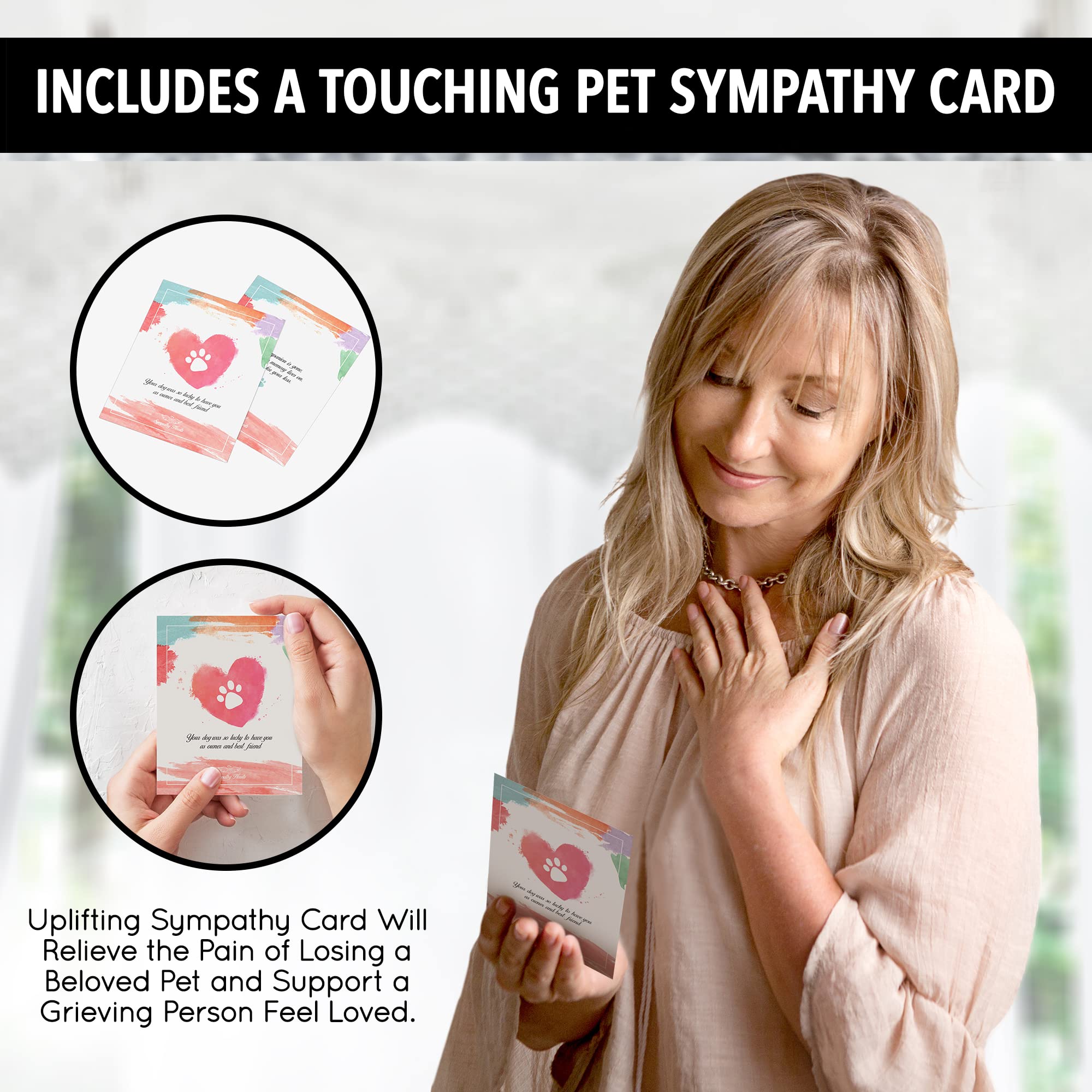 SYMPATHY HEARTS wind chimes are ideal for garden or porch tribute spaces.