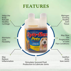 Synflex measuring reservoir on bottle ensures precise dosing for pets
