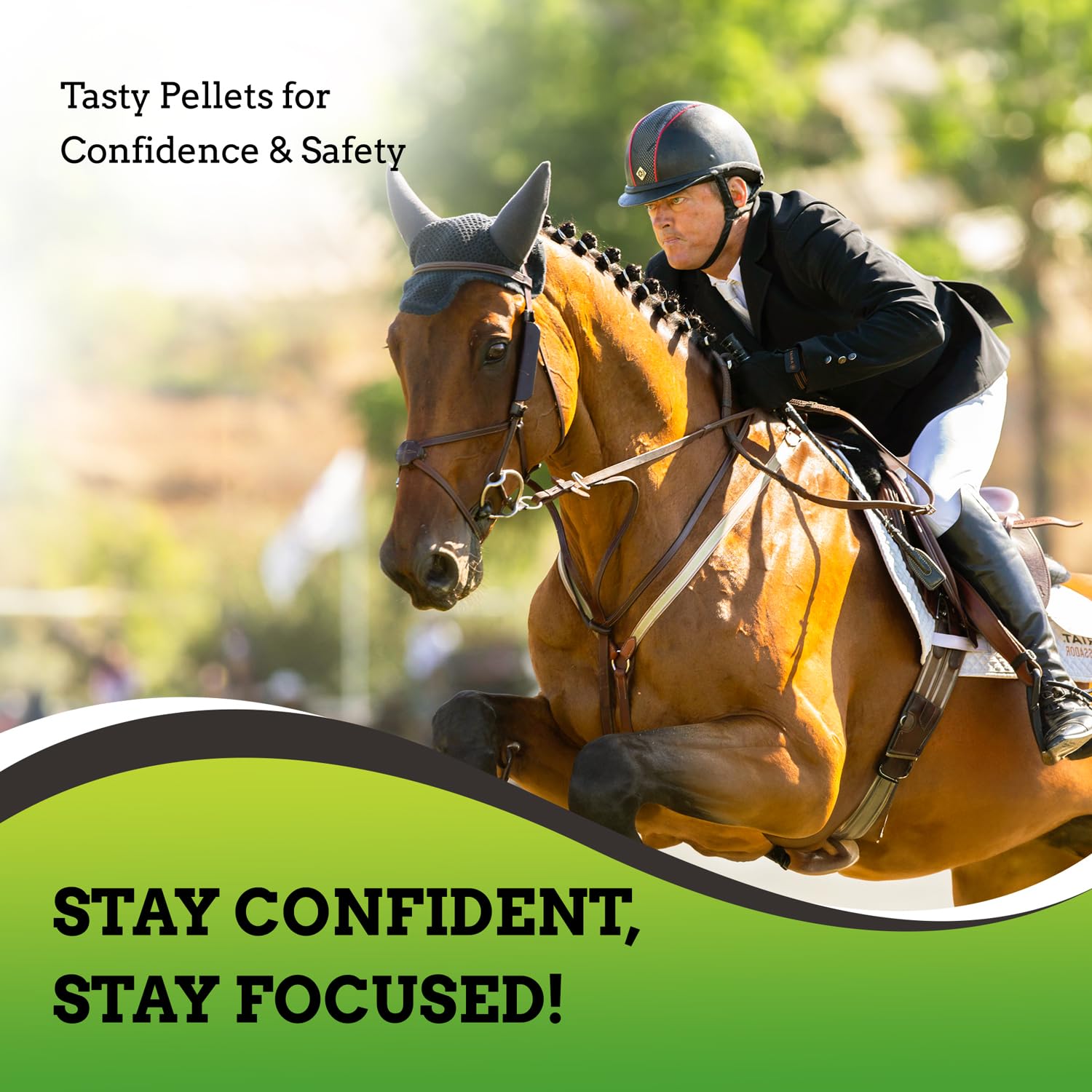 SynNutra SynChill Daily pellets in stable setting pre-training prep.