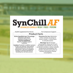 Close-up of SynChill AF gel texture for easy dosing.