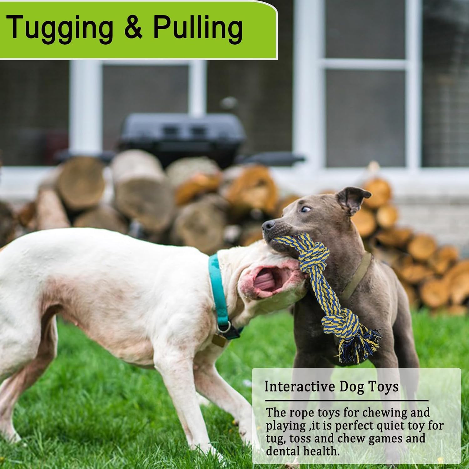 SYOOY outdoor play toy in action encourages jumping and pulling.
