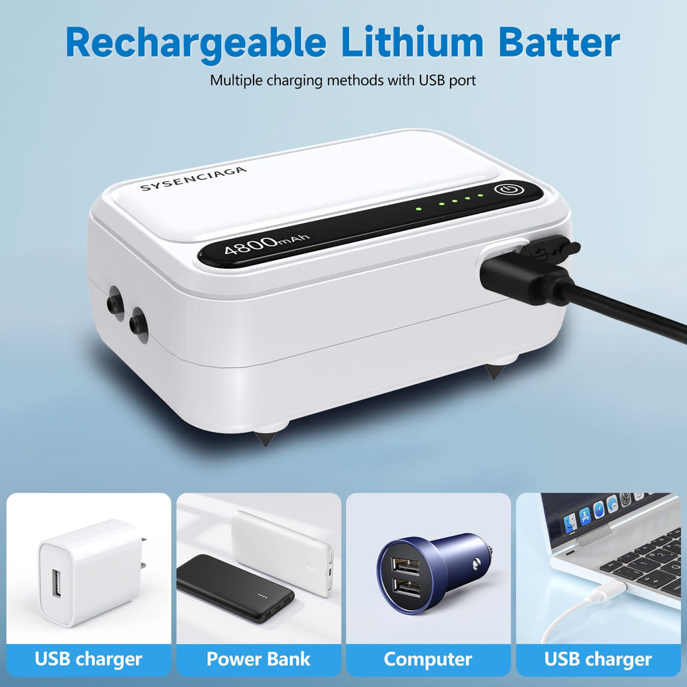 SYSENCIAGA aquarium air pump with 1-year warranty and dependable support.