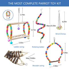 Sysmashing variety of hanging toys for exploration.