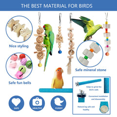 Sysmashing wind chimes provide gentle auditory enrichment.