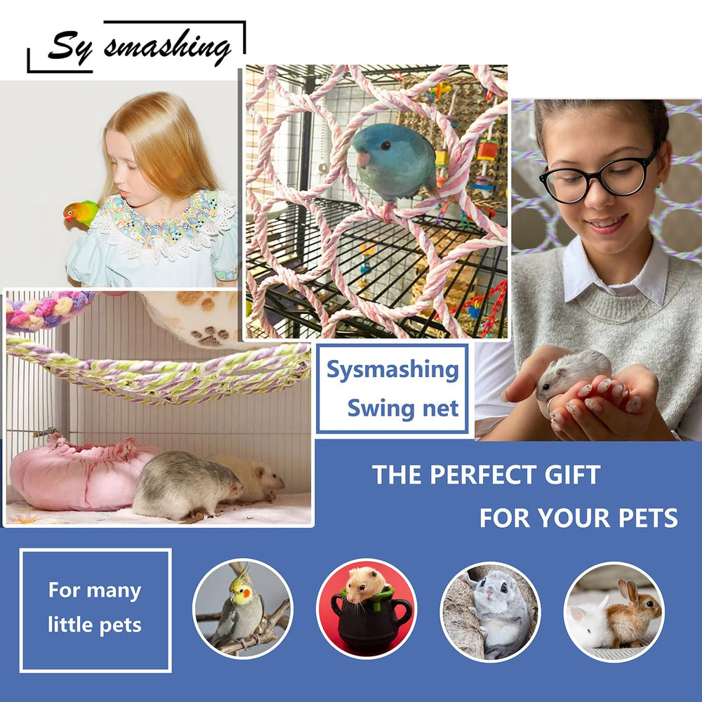 Sysmashing random color ropes create lively, engaging play spaces.