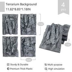 Sysmashing rock background panel texture close-up highlights realistic foam and rock details.