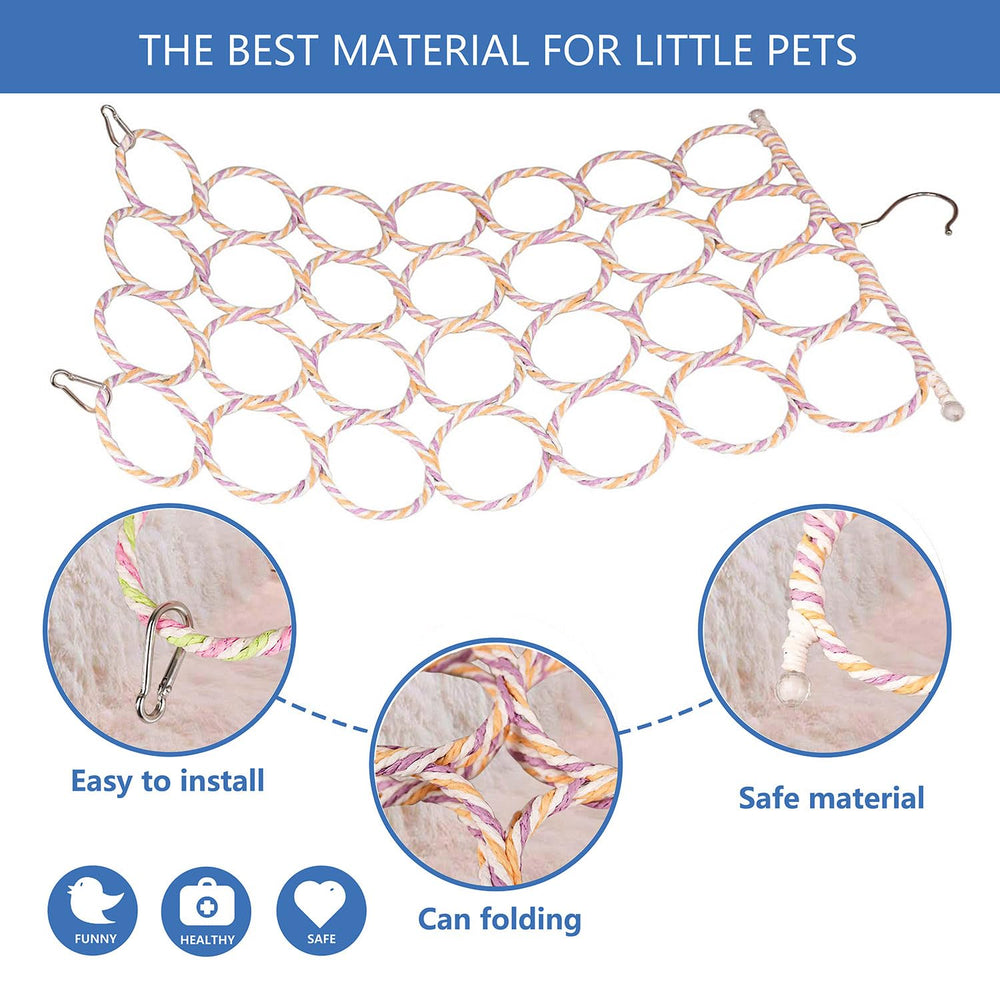Sysmashing swing ring 7x7 inches inviting gentle pet interaction.