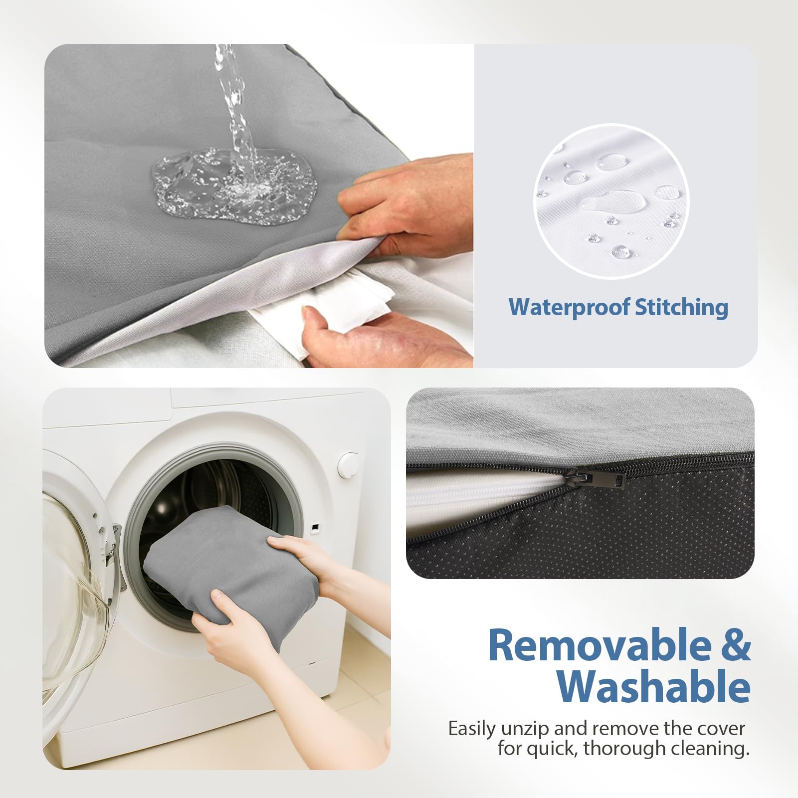 Sytopia 380g fabric upgrade offers soft, durable outer cover.