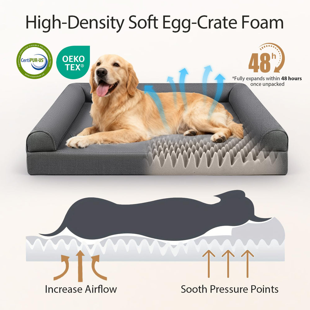 Sytopia removable cover on dog bed for easy machine washing