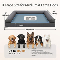 Sytopia dog bed shows waterproof liner to keep interior dry
