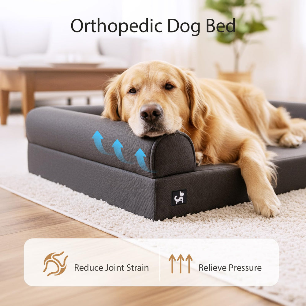 Sytopia egg-crate foam core provides balanced orthopedic-like support