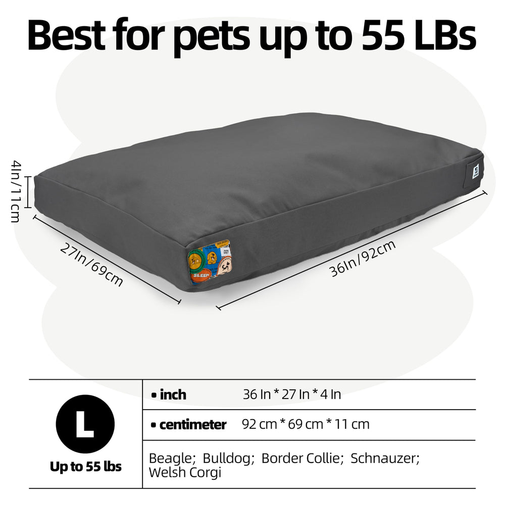 Sytopia four size options fit dogs from small to large, up to 130 pounds