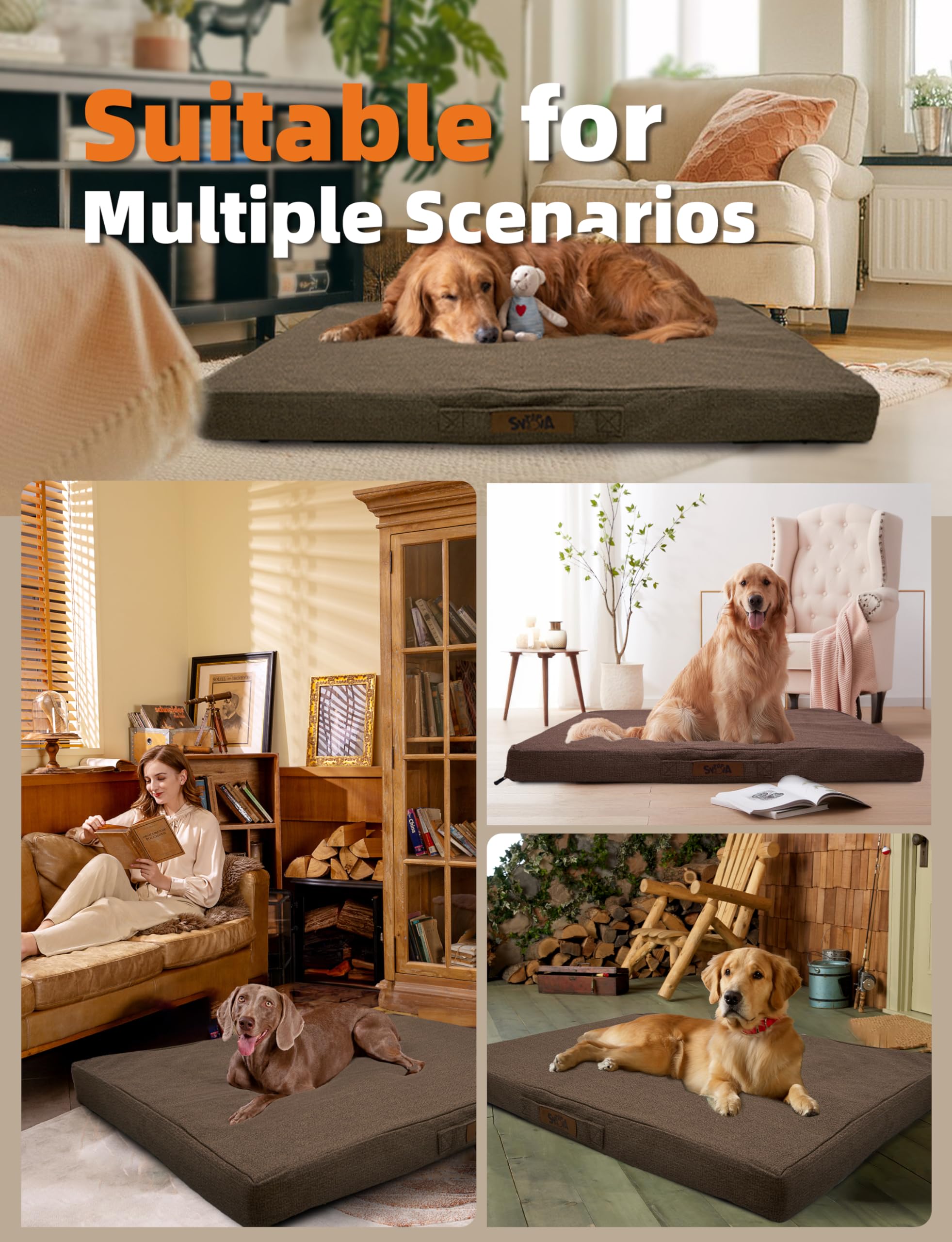 Sytopia bed is travel-friendly for crate and road trips with your dog.