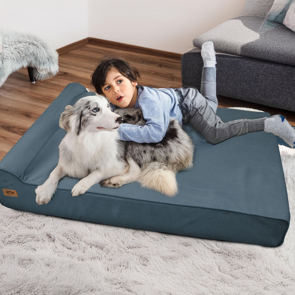 Sytopia low-entry dog bed provides easy access for seniors and mobility-conscious pets.