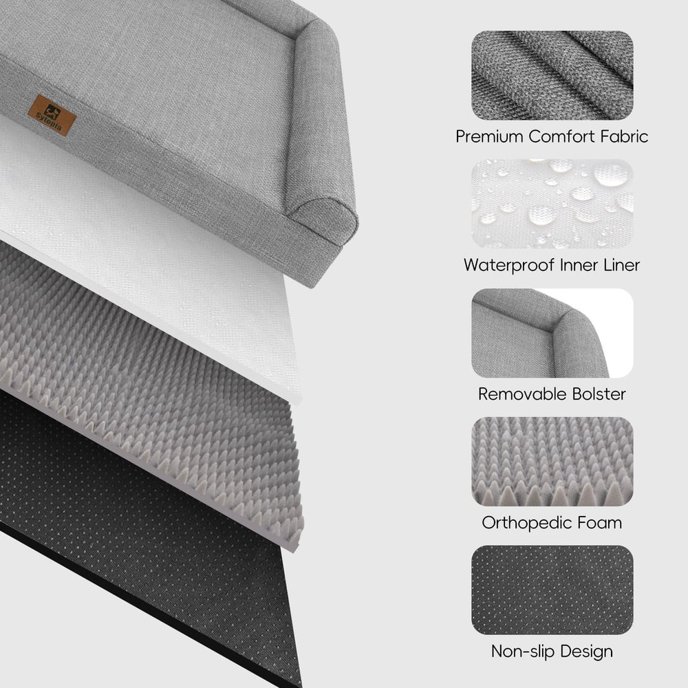 Sytopia OEKO-TEX certified cover and CertiPUR-US foam for safety.