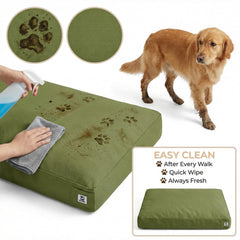 Sytopia removable cover with discreet zipper for easy cleaning.
