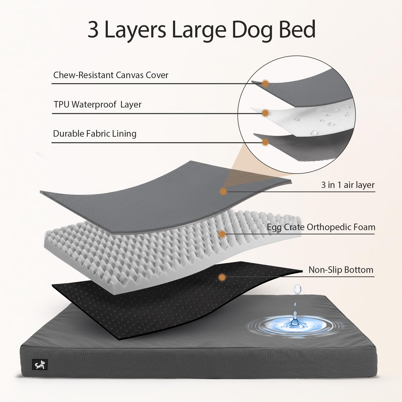 Sytopia removable cover is machine washable for easy maintenance.