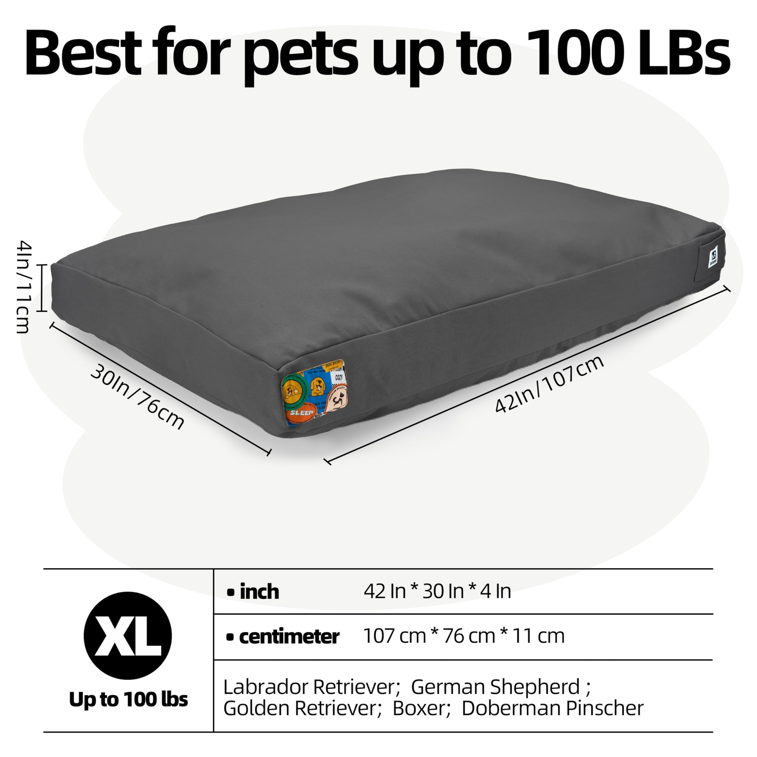Sytopia stylish dog bed complements indoor and patio spaces.