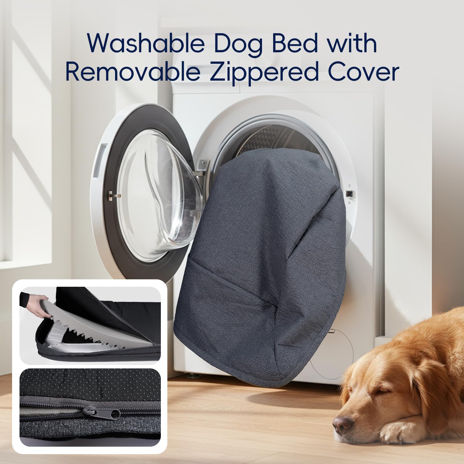 Sytopia waterproof inner liner and zipper cover protecting foam