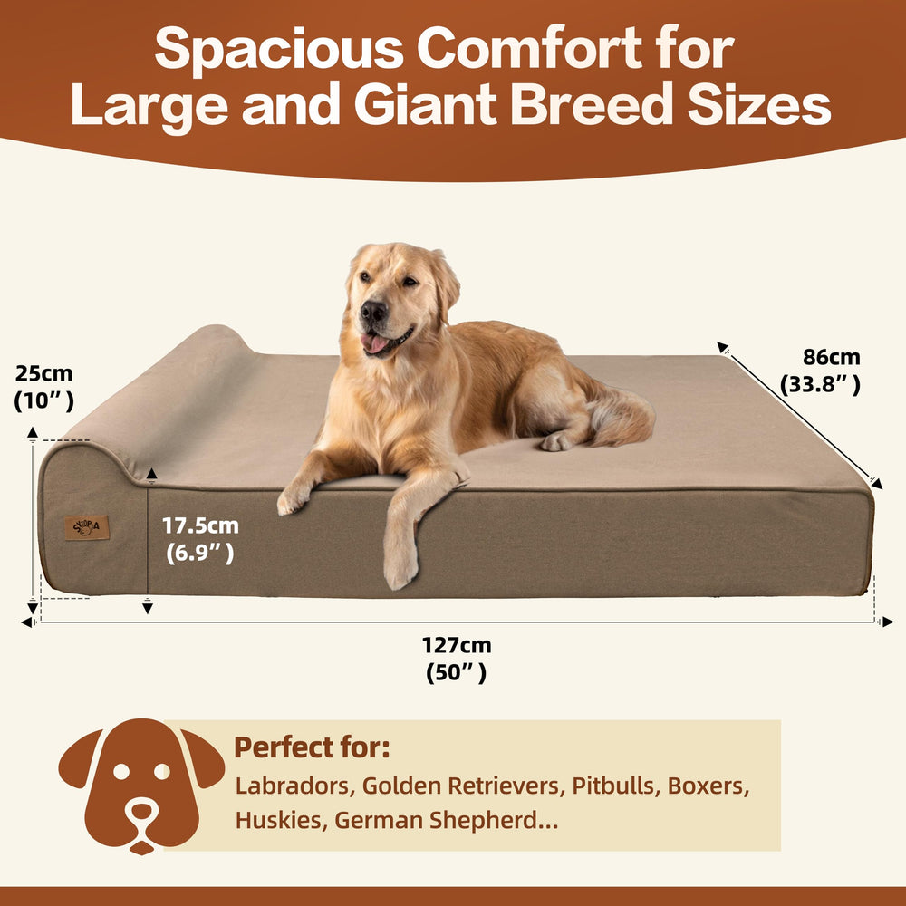 Sytopia XXL memory foam close-up detailing dense support