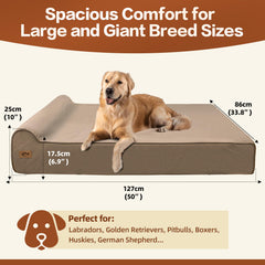 Sytopia XXL memory foam close-up detailing dense support