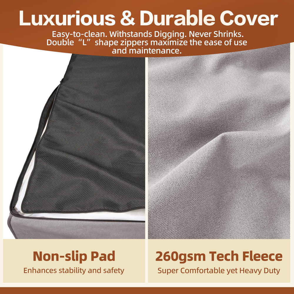 Sytopia non-slip bottom on hardwood floor keeps bed steady during play