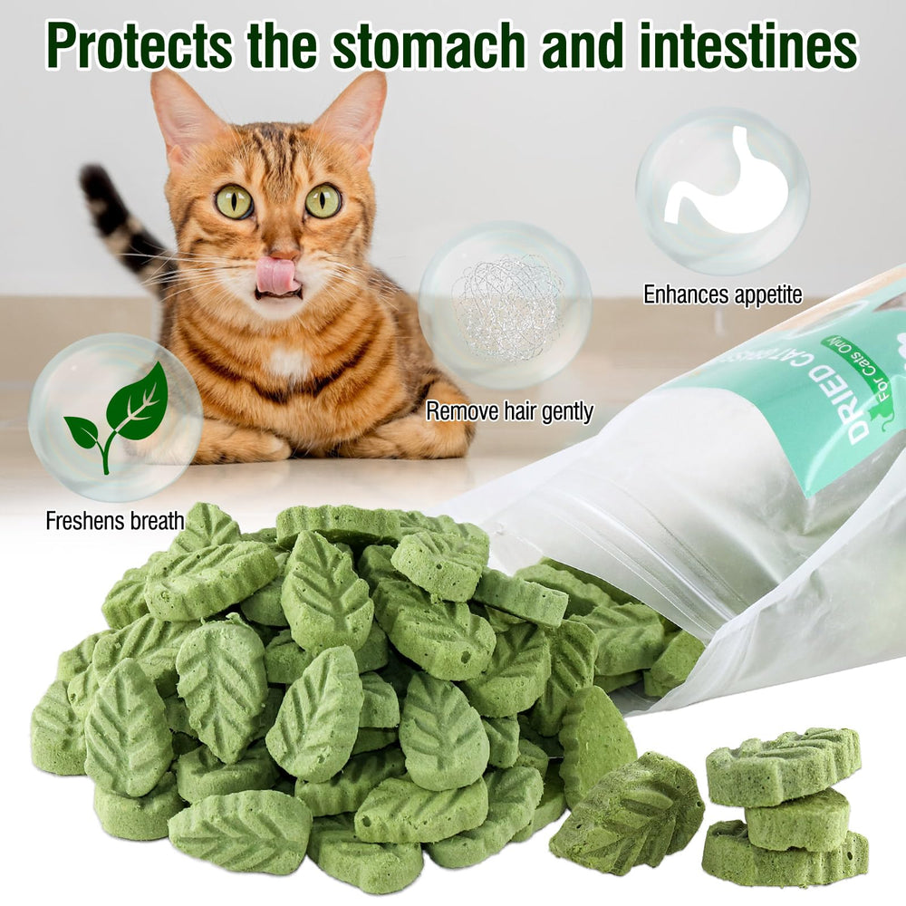 SYWUAII ingredients natural sign emphasizes cat grass and chicken, without artificial flavors.