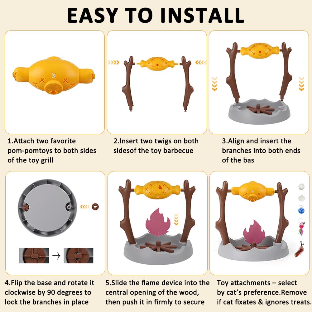 SZEE bowl layout with firewood barriers guides treat distribution