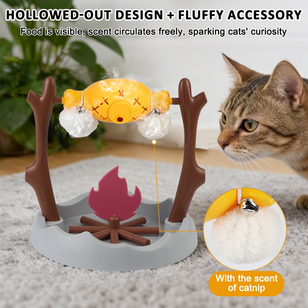 SZEE interactive accessories include catnip balls and bell toys