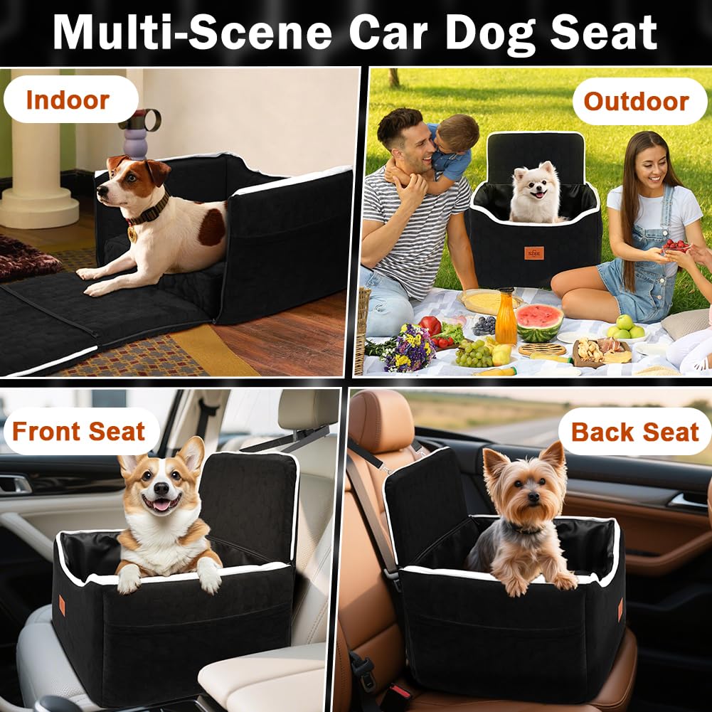 SZEE Dog Car Seat works in SUVs and sedans for versatile trips