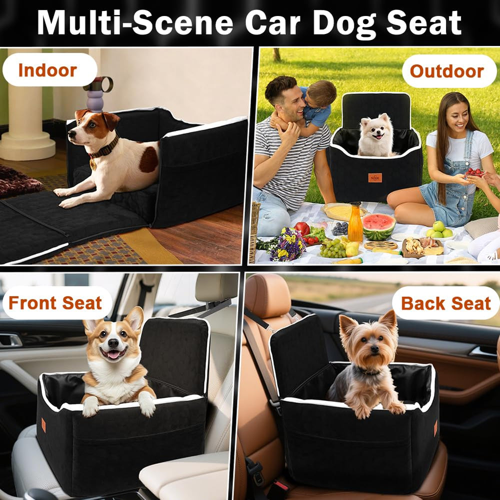 SZEE Dog Car Seat works in SUVs and sedans for versatile trips
