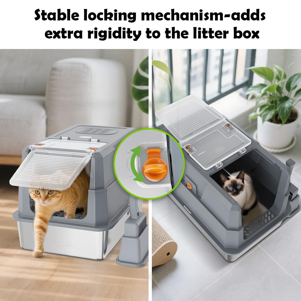 SZEE open and closed lid modes for versatility and odor management.
