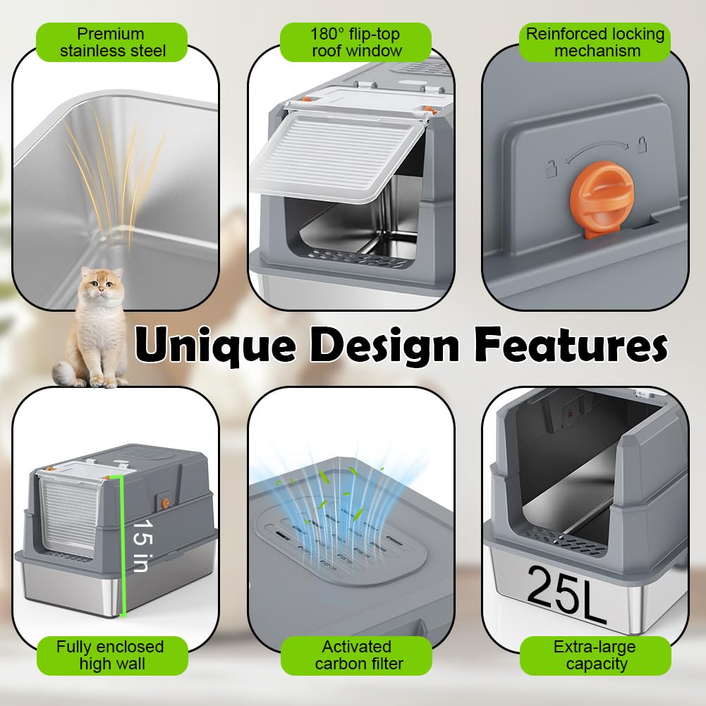 SZEE premium stainless steel interior resists scratches and cleans easily.