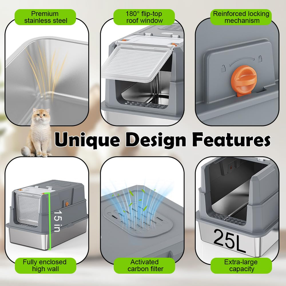SZEE premium stainless steel interior resists scratches and cleans easily.