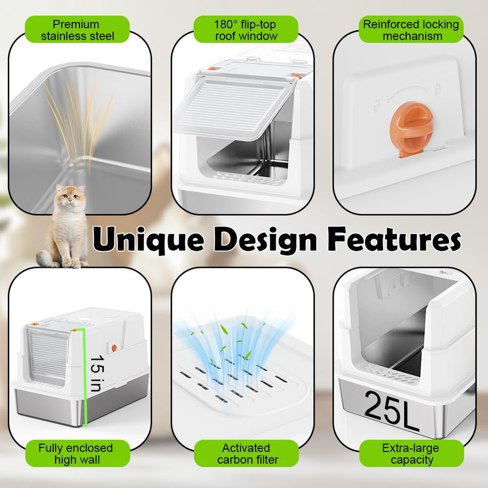 SZEE litter box design reduces daily maintenance in busy homes.