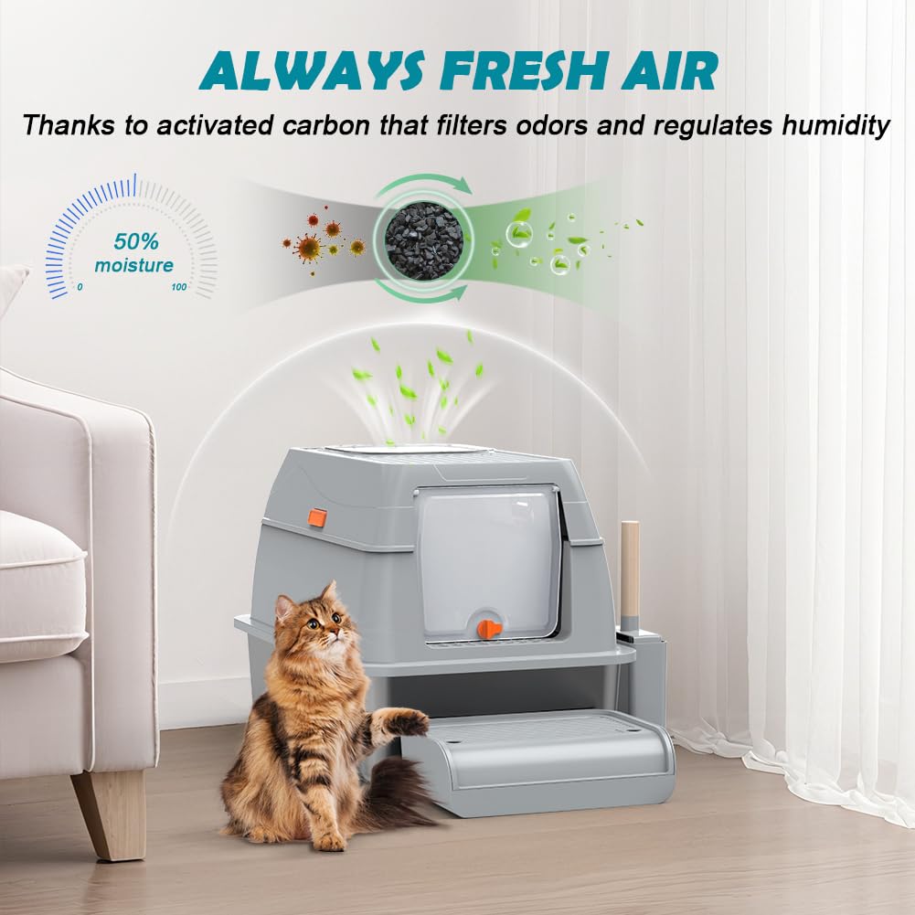 SZEE XL included litter scoop for quick cleanup after use.