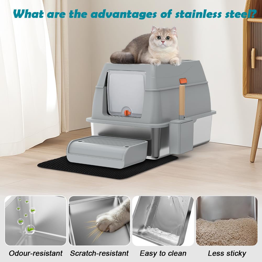 SZEE XL side view with brushed stainless steel for easy cleaning.