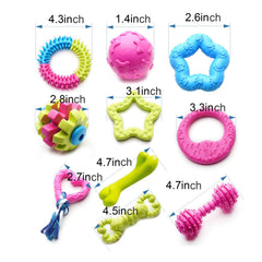 SZKOKUHO puppy-teething-toys-bite-resistant for durable chews and easy cleaning