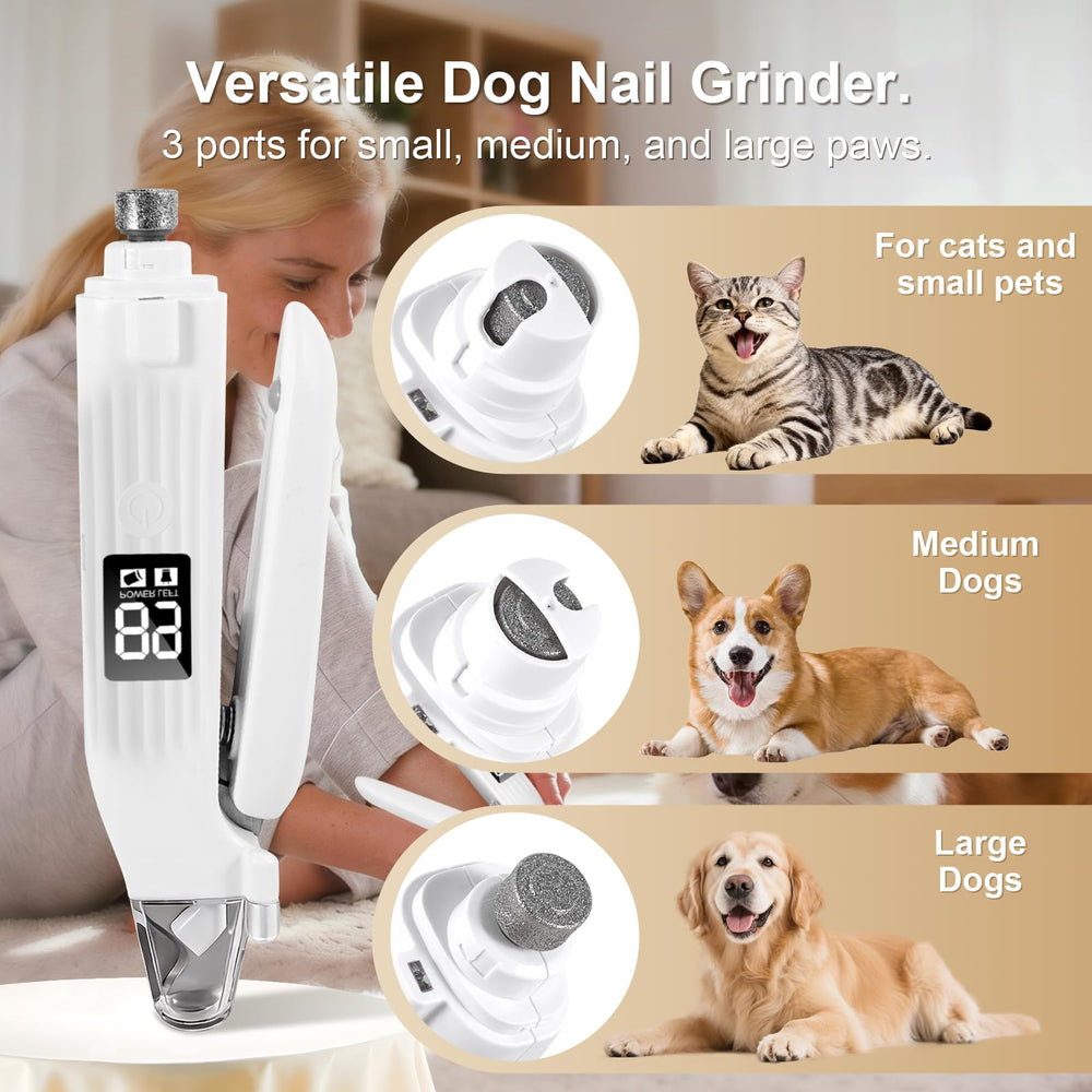 SZMDLX LED display rechargeable nail trimmer with clear battery indicator