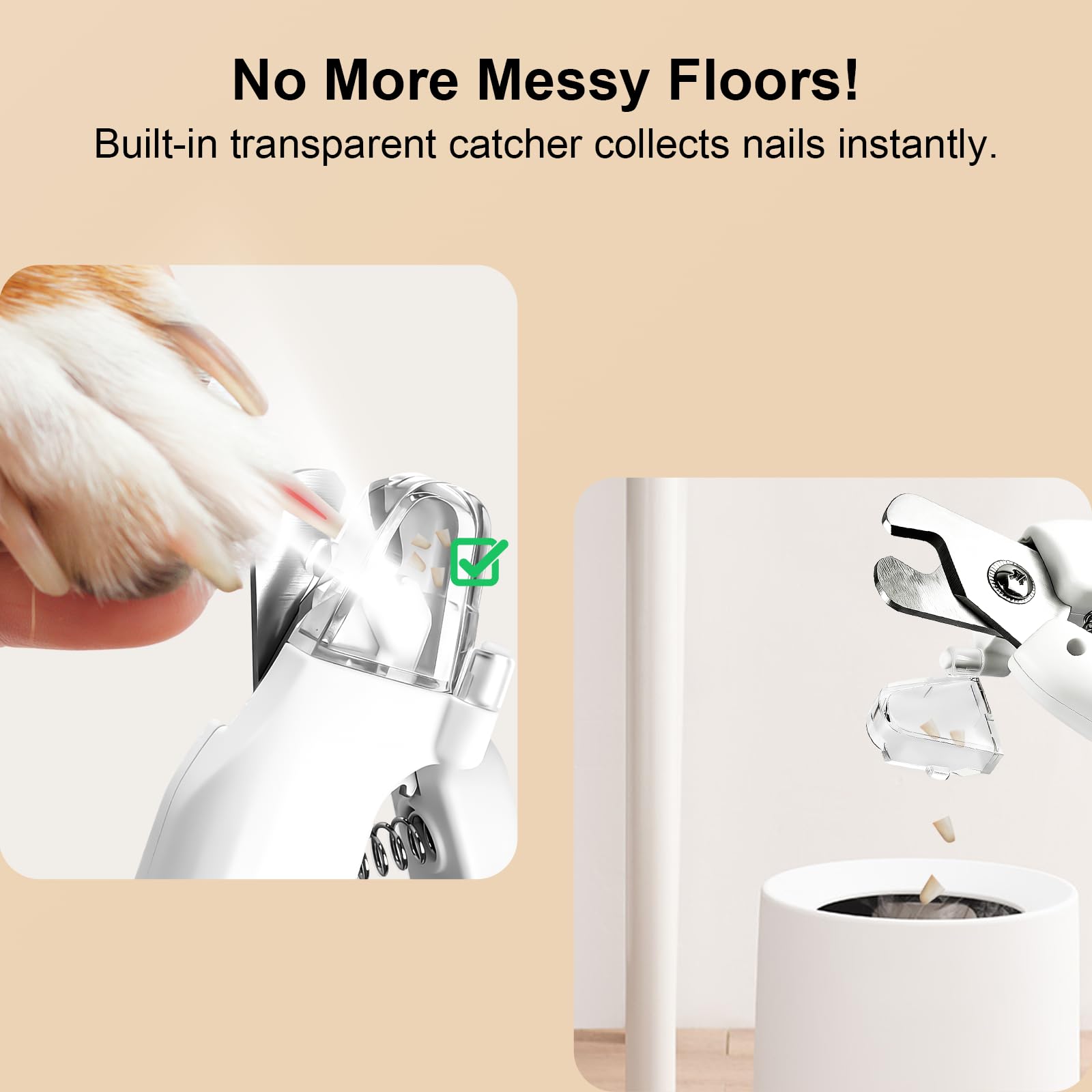 SZMDLX quiet motor 6500 RPM nail trimmer reduces pet stress