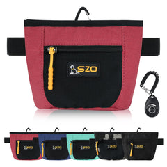 SZO dog treat pouch with magnetic closure for quick one-handed access