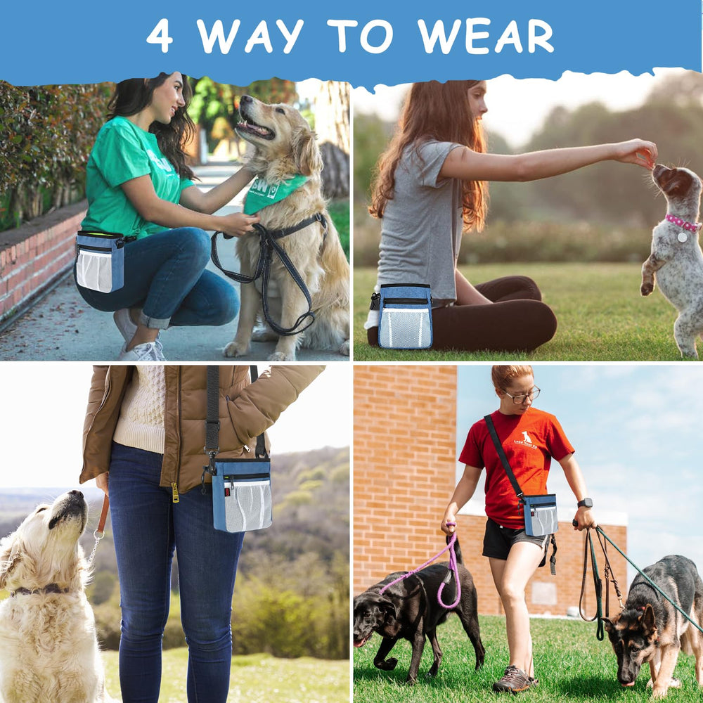 SZO treat pouch with waist belt clip keeps items secure during workouts.