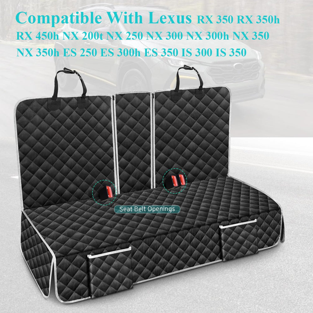 Szyuchen easy clean dog seat cover with damp cloth or vacuum.