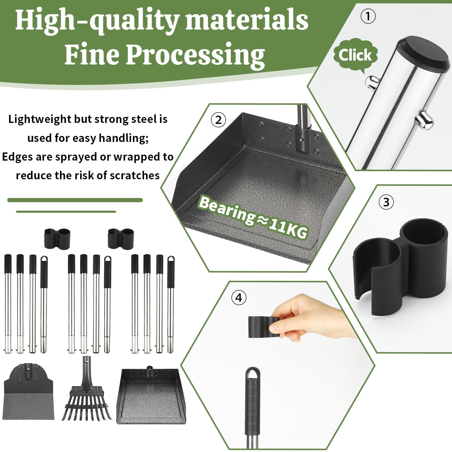 T2Y Pooper Scooper easy-assembly design simplifies setup and storage