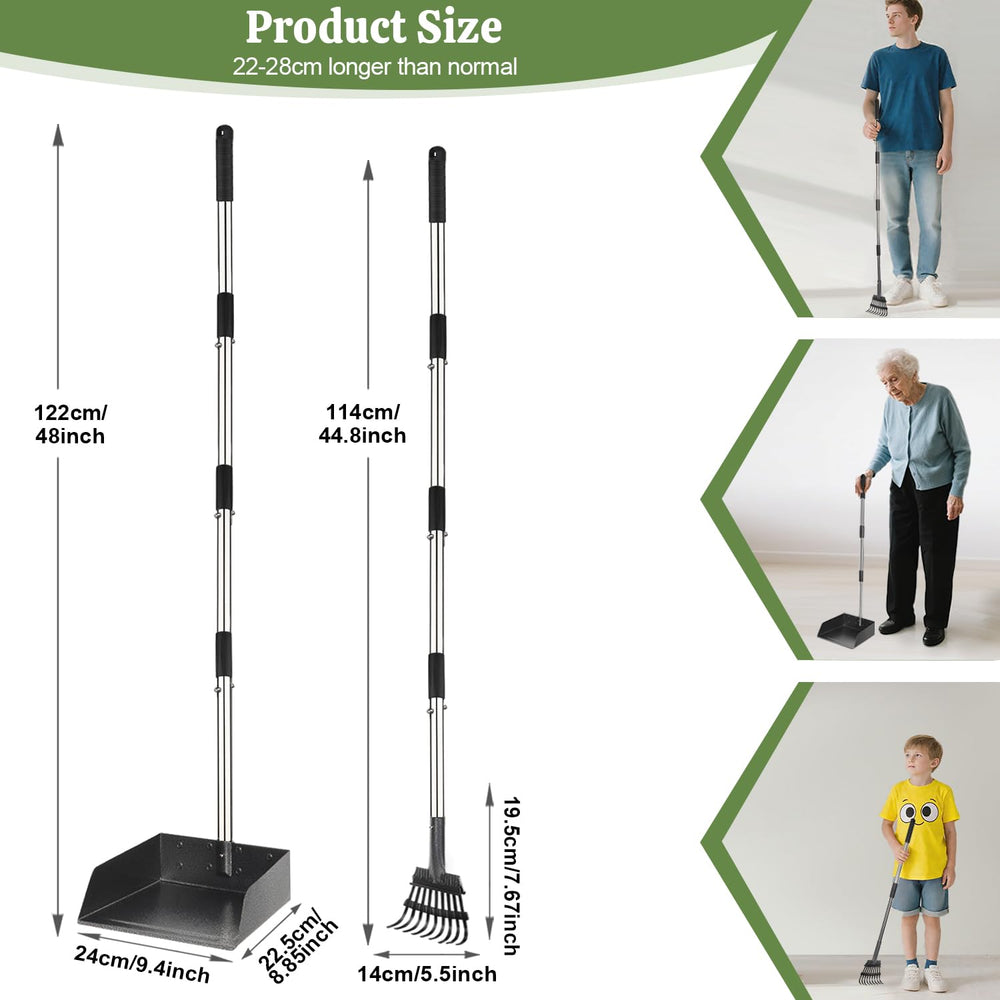 T2Y Pooper Scooper oversized tray increases capacity for multiple dogs' waste.
