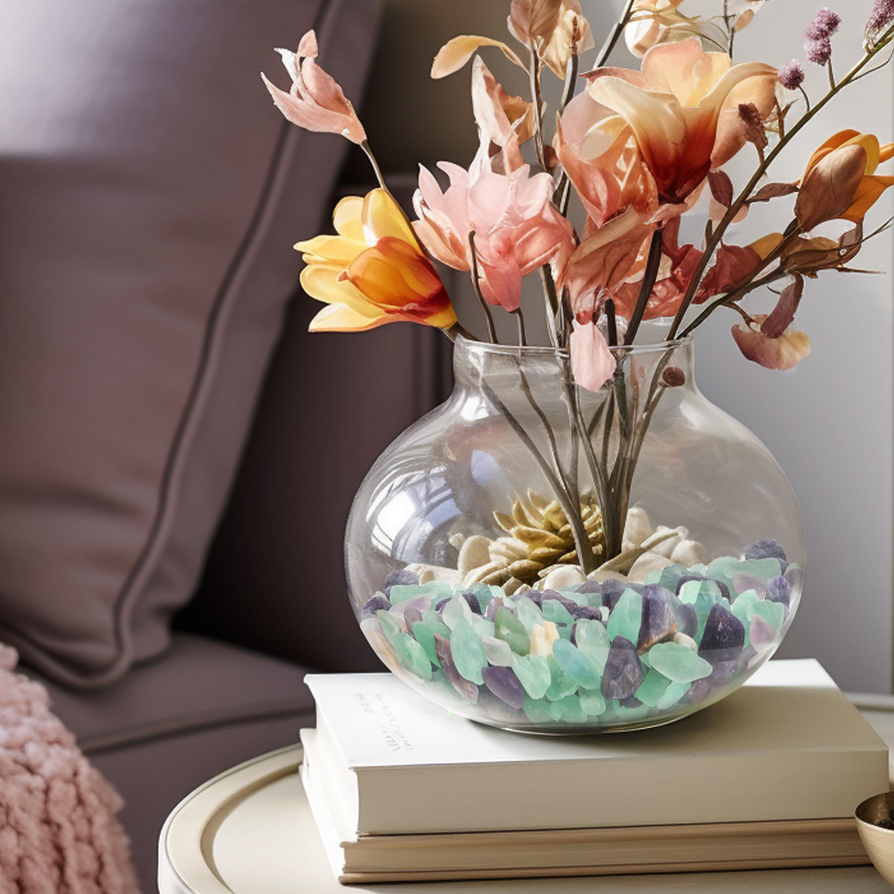 T4U DIY crystal diffuser and terrarium stones spark creative layouts
